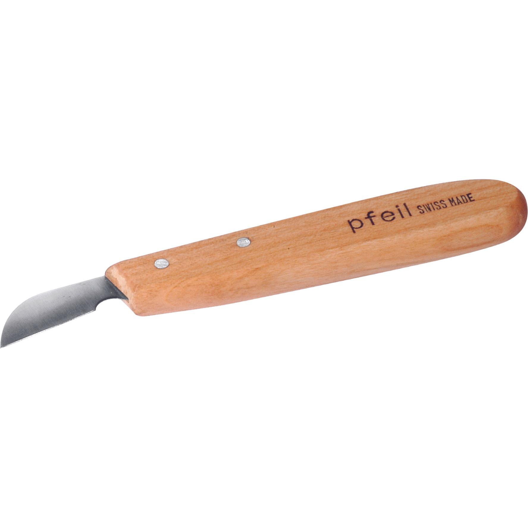 Pfeil, Beitel + Handhobel, Kerbschnitzmesser (13 mm)