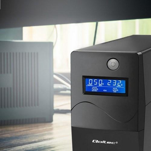 Produktbild Qoltec 53980 UPS Monolith 1000VA 600W (1 VA, 600 W, Line-Interaktiv USV)