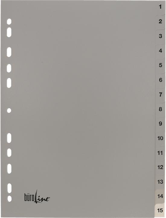 Immagine prodotto BüroLine Indice PP grigio A4