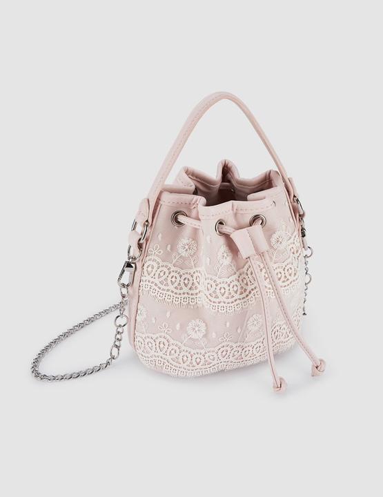 Immagine prodotto Abel & Lula Borsa a tracolla in pizzo rosa bianco