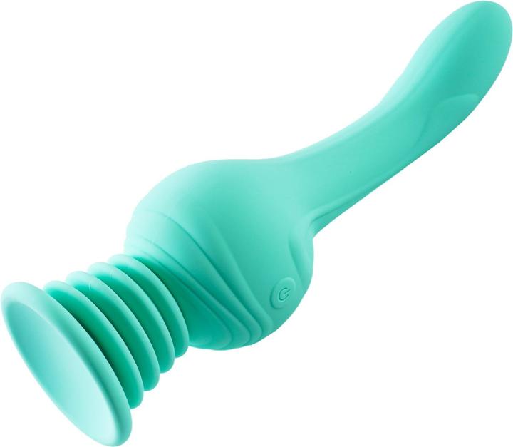 Actual product image Tracy's Dog Trat Dildo Vibrator - Soft Green