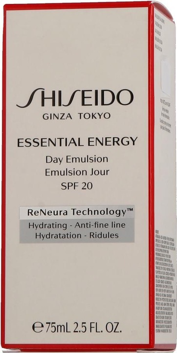 Image du produit Shiseido Essential Energy - Émulsion de jour SPF 20 (75 ml, Fluide visage, SPF 20)