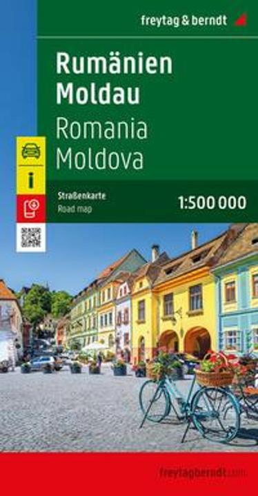 Rumänien - Moldau, Strassenkarte 1:500.000, freytag & berndt