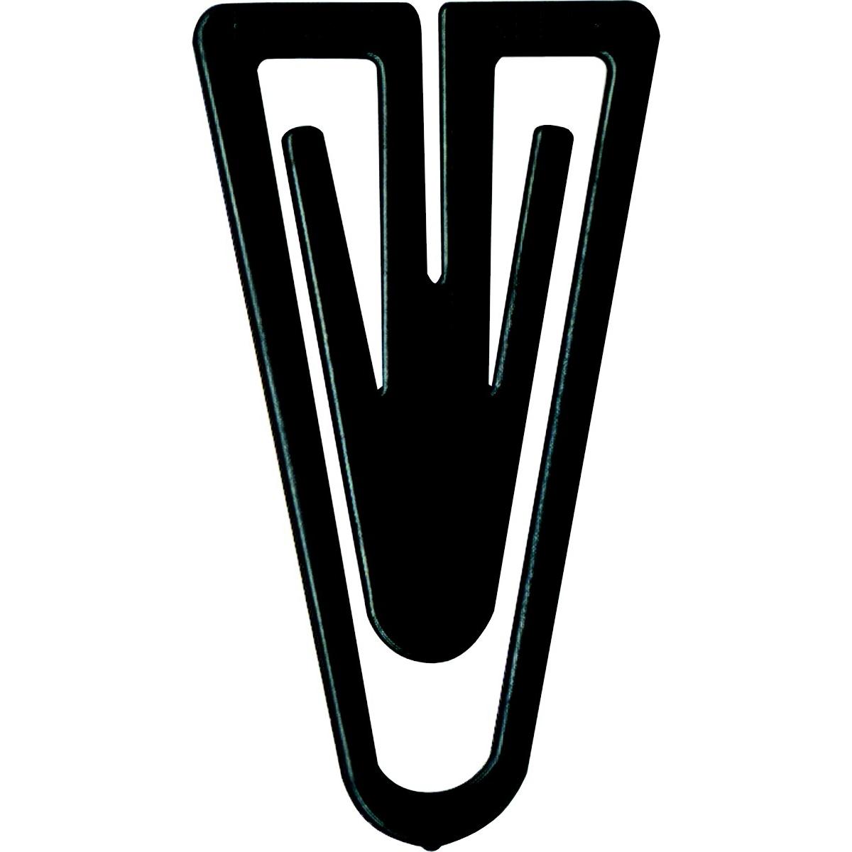 Laurel, Büroklammer, Büroklammern Plastiklips 60mm VE=100 Stück schwarz (1 x)