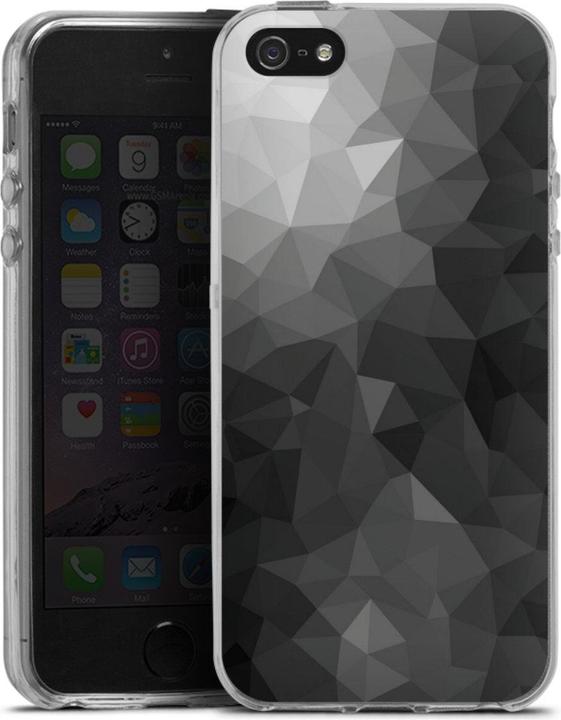 Produktbild DeinDesign Silikon Hülle für Apple iPhone 5s Handyhülle Case Smartphone Schutzhülle Mosaik Muster Tarnmuster (Apple iPhone 5s)