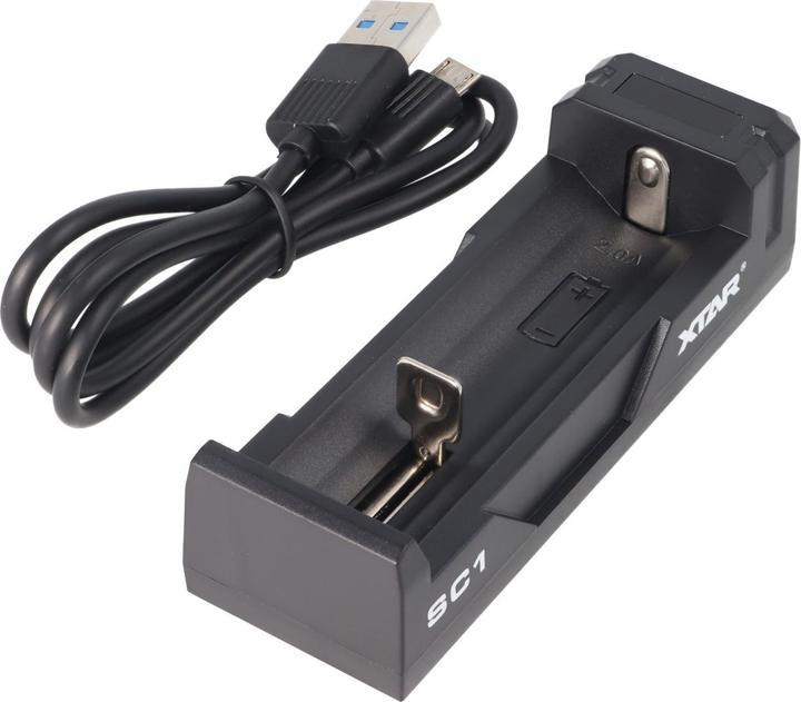Xtar Chargeur rapide pour batterie Li-ion 3.6 - 3.7 Volt (1 pcs, Chargeurs sans batterie)
