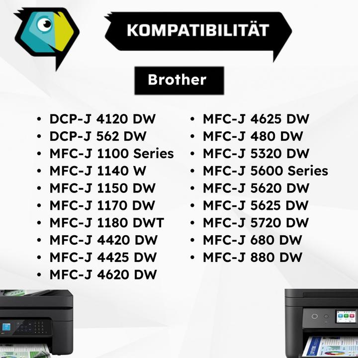 Image du produit Inkadoo Druckerpatronen kompatibel mit Brother LC-223 VAL XXL