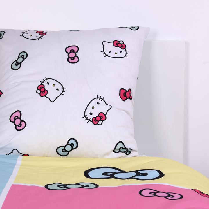 Produktbild Herding Hello Kitty Bettwäsche Hello Kitty Bow 135 x 200 cm / 80 x 80 cm (135 x 200 cm, 80 x 80 cm)