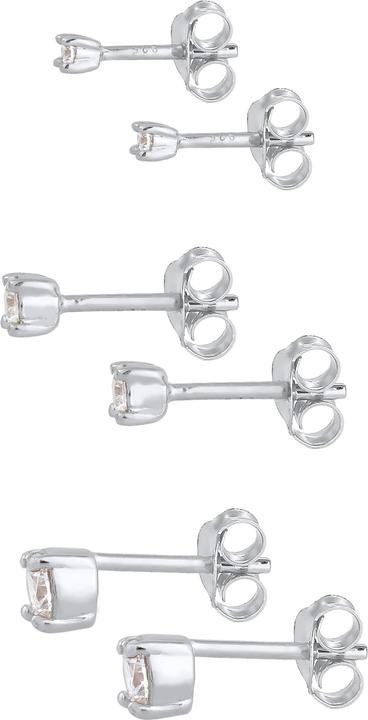Actual product image Elli Crystal stud earrings (Zirconia, 925 Sterling silver)