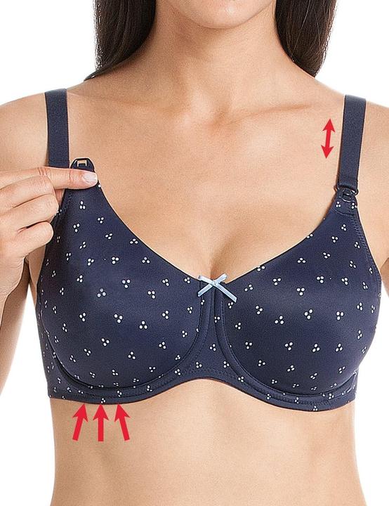 Productafbeelding Anita Miss Dotty Beugel-Borstvoedingsbeha mit doppelter Kappenform und Bruststütze (34 D)