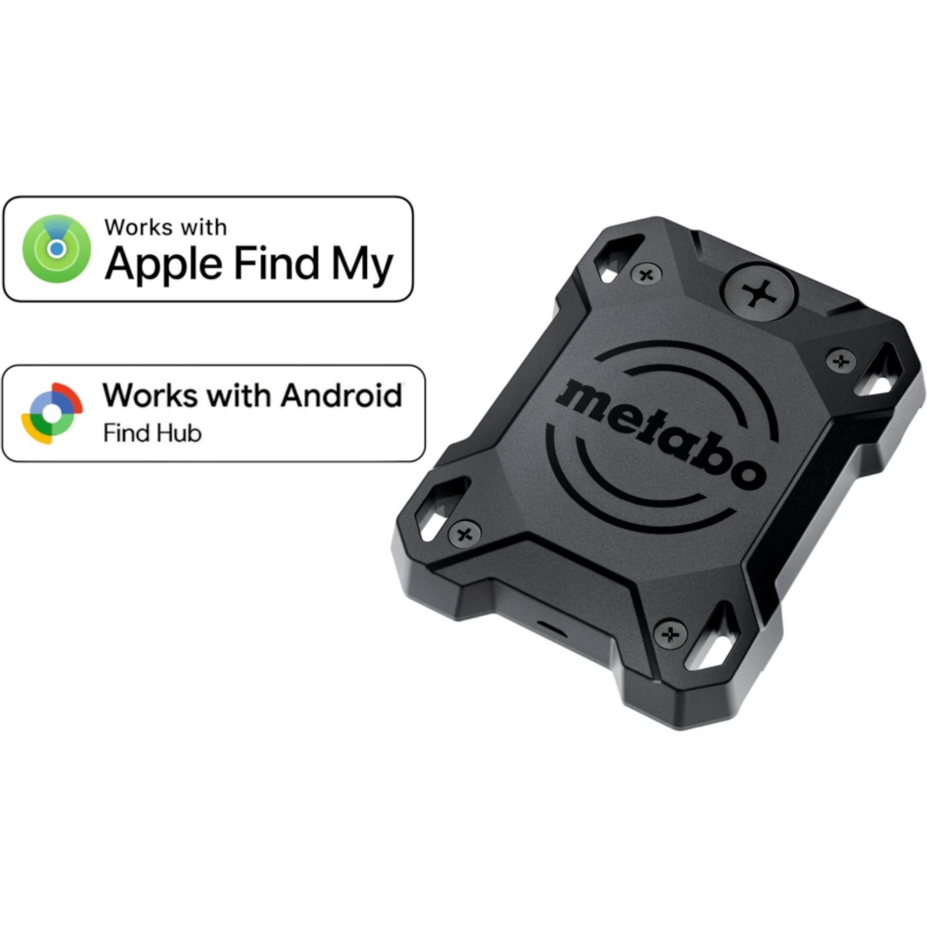 Metabo Tracker Pro für iOS + Android (Android, iOS), Localizzatore GPS, Nero