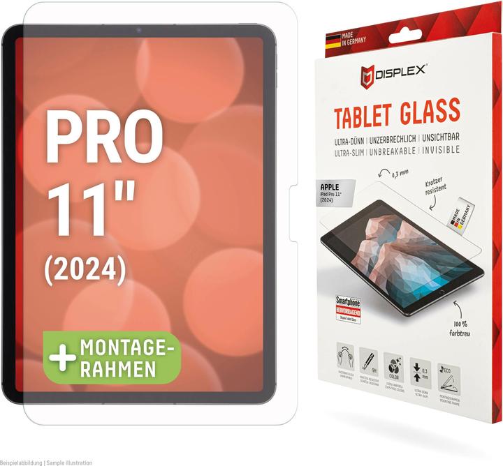 Produktbild Displex Tablet Glass, Tablet Schutzglas (1 Stück, iPad Pro 11 2024 (5. Gen))