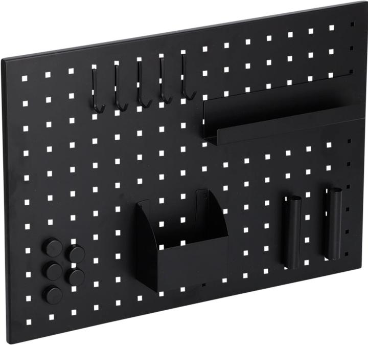 Immagine prodotto Zeller Present Lavagna per appunti con utensili, metallo, nero (Calamita, 50 x 35 cm)