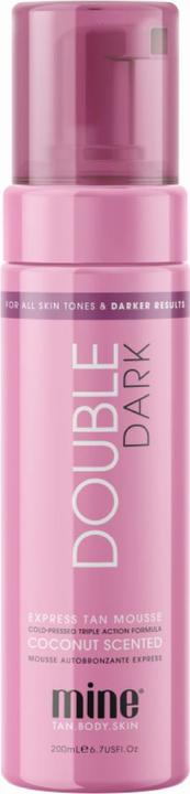 Minetan Double Dark Express Self Tan Mousse (Self tanning foam, 200 ml)