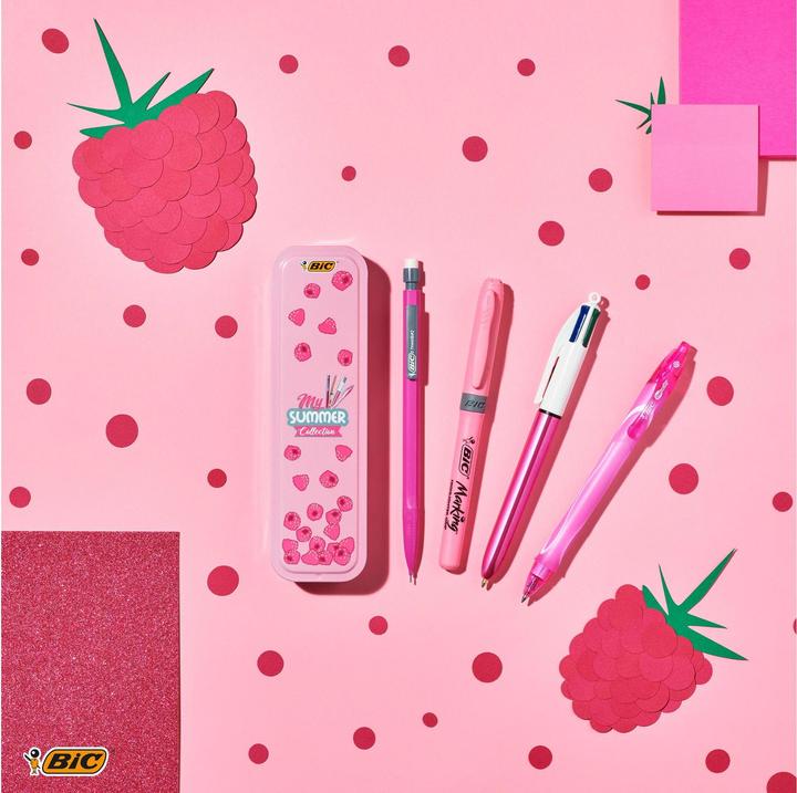 Actual product image Bic Summer Metal Box (Pink, 5x)