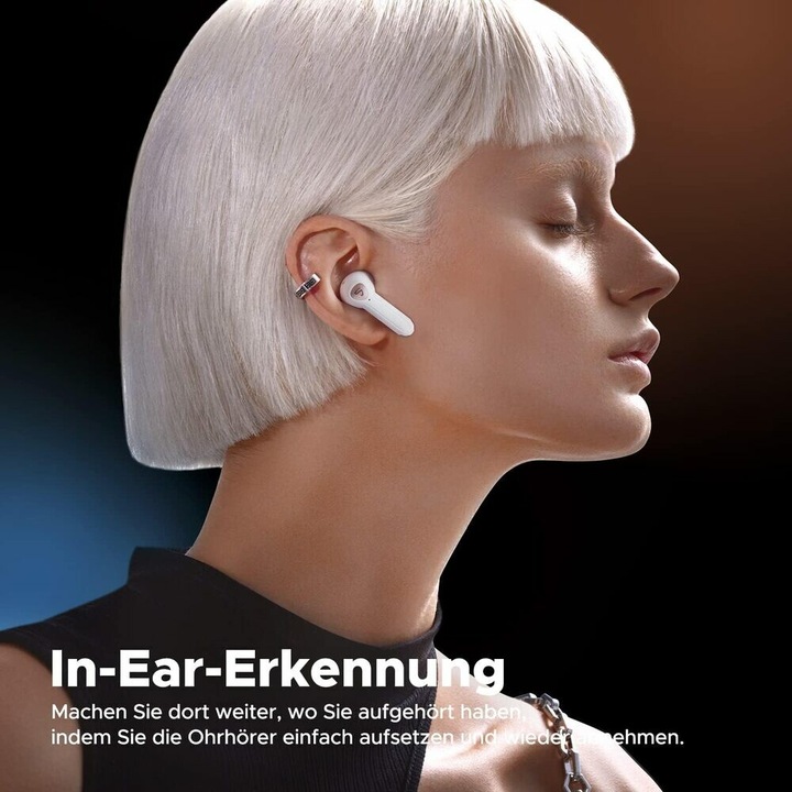 Actual product image Soundpeats Earphones Air 3 Deluxe HS TWS (white) (ANC, 20 h, Wireless)