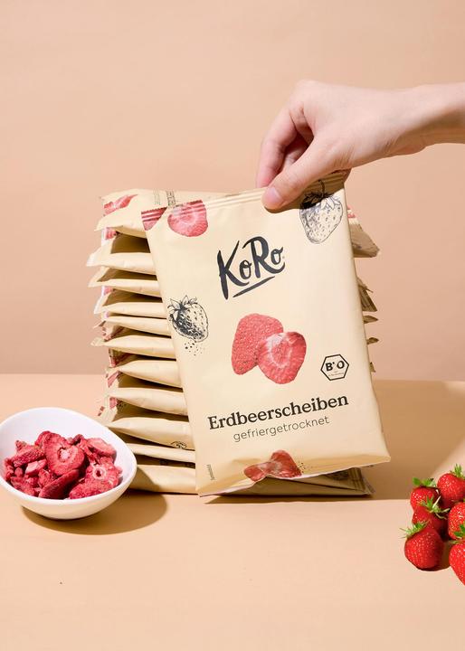 Image du produit KoRo Tranches de fraises (20 g)