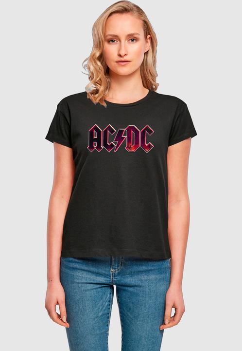 Produktbild Merchcode Ladies ACDC - Distressed Logo Box Tee - 165717 (M)