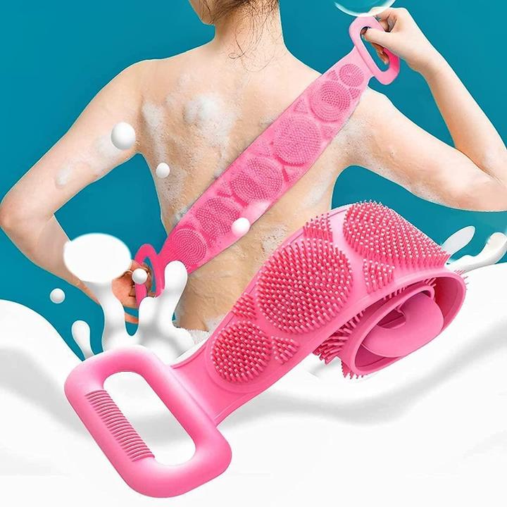 Immagine prodotto JTI Strumenti esfolianti per la doccia - silicone - rosa