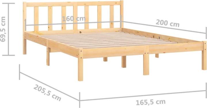 Image du produit vidaXL Bettrahmen (160 x 200 cm)