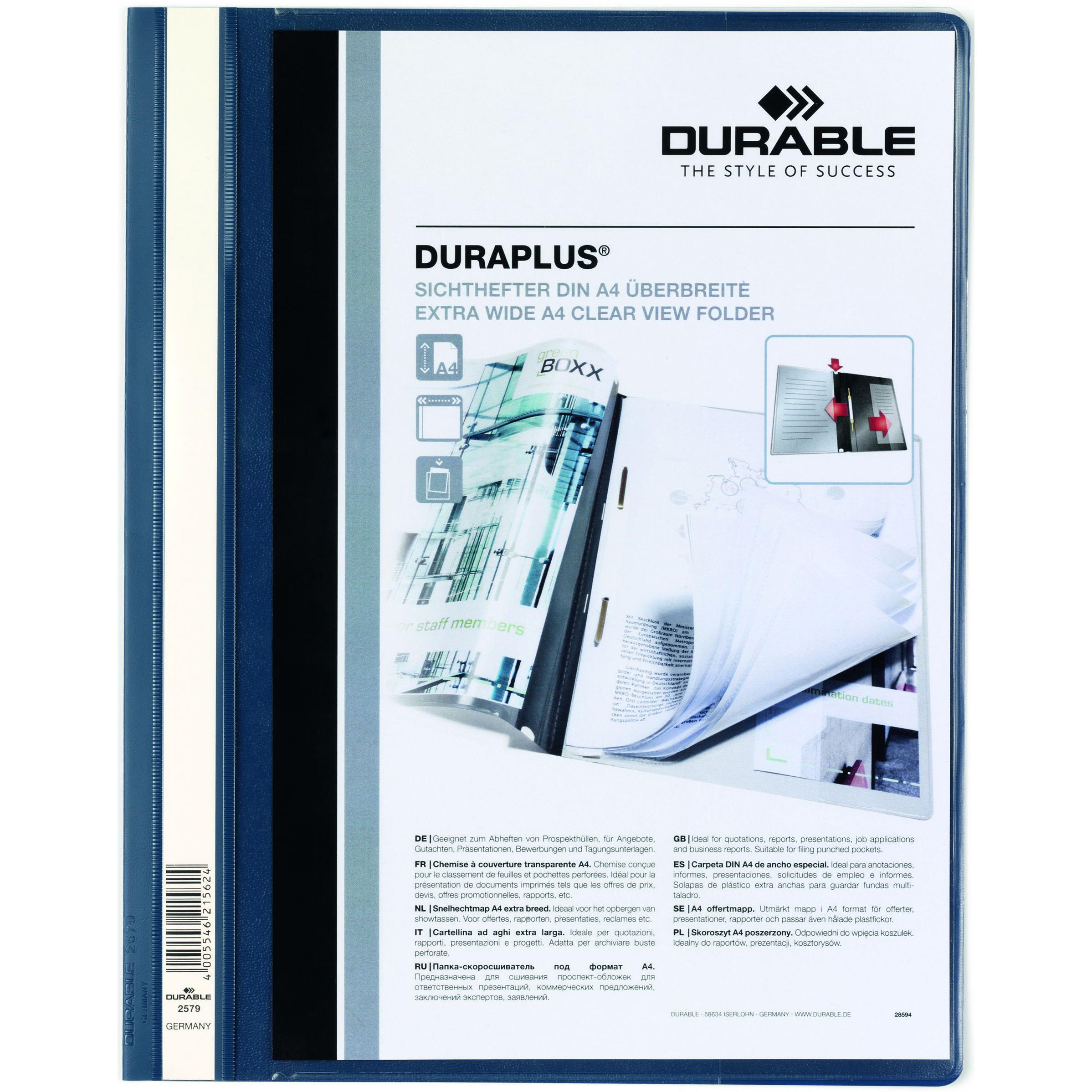 Durable Sichthefter DURAPLUS (A4, 1x) (2579/07)