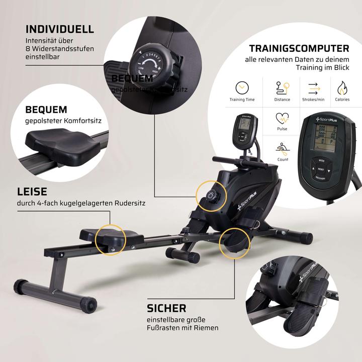 Produktbild Sportplus Magnetische Rudermaschine