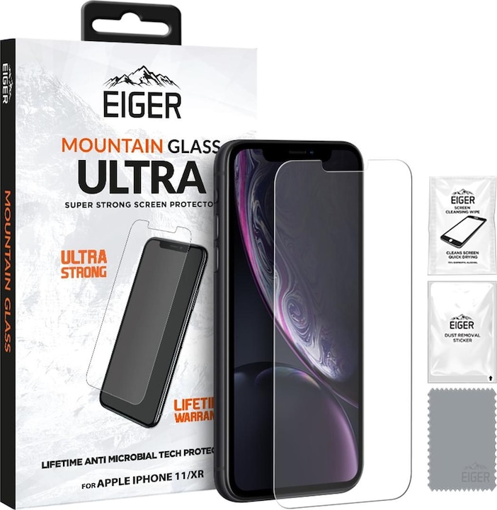 Actual product image Eiger Mountain Glass Ultra (1 Piece, Apple iPhone 11)