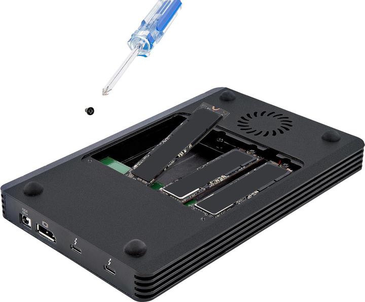 Productafbeelding StarTech .com 4 Bay Thunderbolt 3&trade, NVMe Behuizing (M.2)
