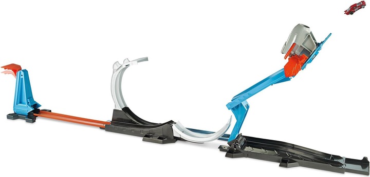 Actual product image Hot Wheels Stunt Builder Rocket Launch Challenge