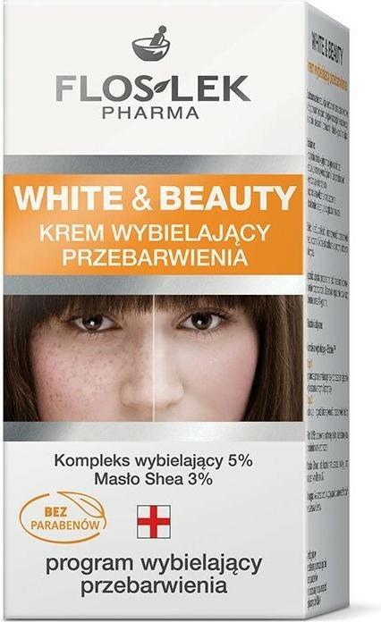Actual product image FlosLek Pharma FLOSLEK Pharma White & Beauty Spot Lightening Cream krem wybielający przebarwienia 50ml (50 ml)