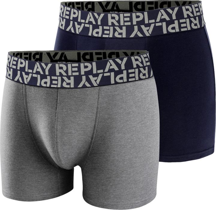 Immagine prodotto Replay Unterhose Trunks 2er Pack (XXL, Confezione da 2)