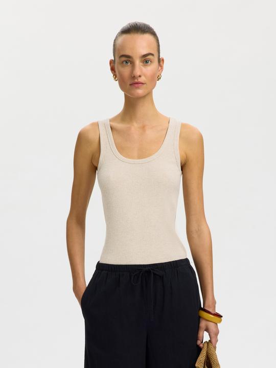 Produktbild Selected Rippmuster Baumwoll Tanktop (3XL)