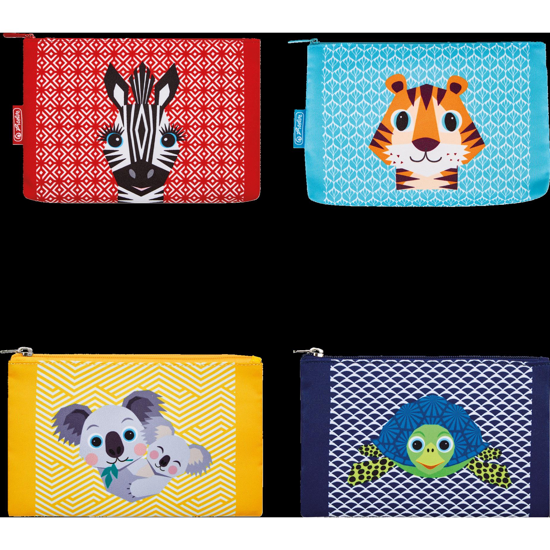 Herlitz, Etui, Schlamper Cute Animals sortiert