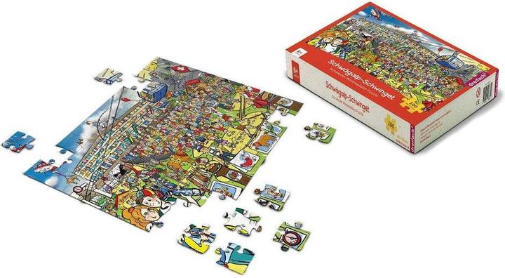 Produktbild XL Wimmelbild-Puzzle Schwägalp -Schwingfest (100 Teile)