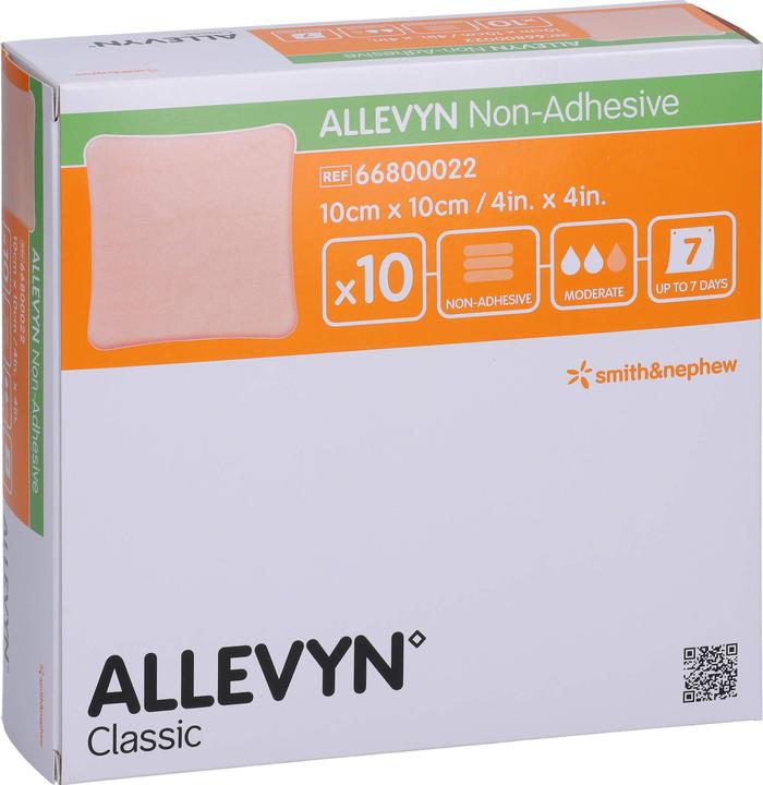 Produktbild Allevyn non Adhesive 10x10 cm Wundverband, 10 St KOM (10 x)