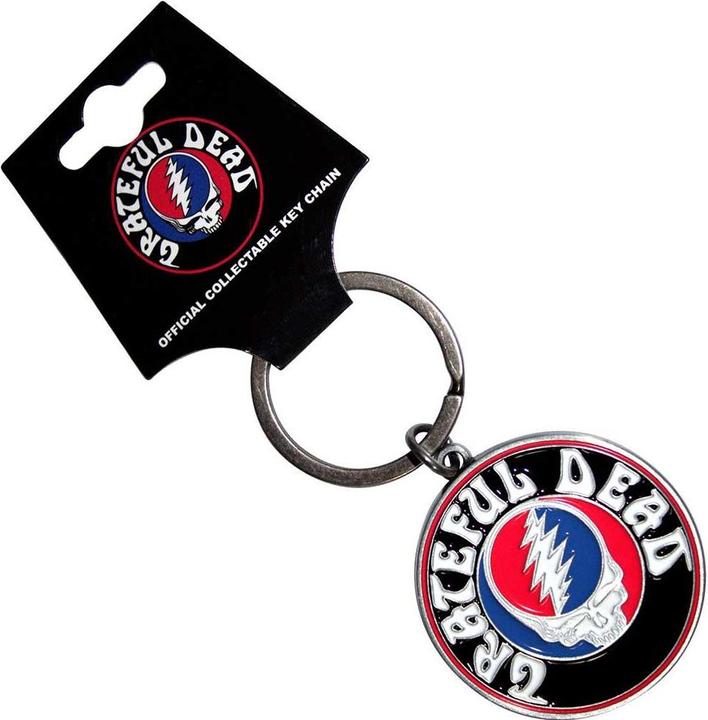 Grateful Dead Steal Your Face Logo Keyring