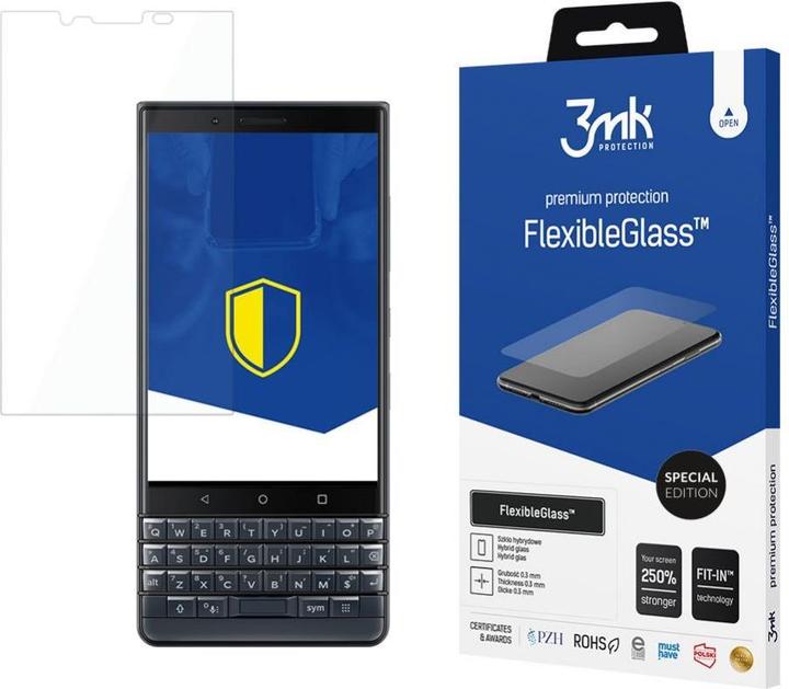 Produktbild 3MK FlexibleGlass Blackberry KEY2 Szkło Hybrydowe (1 Stk., Blackberry KEY2)