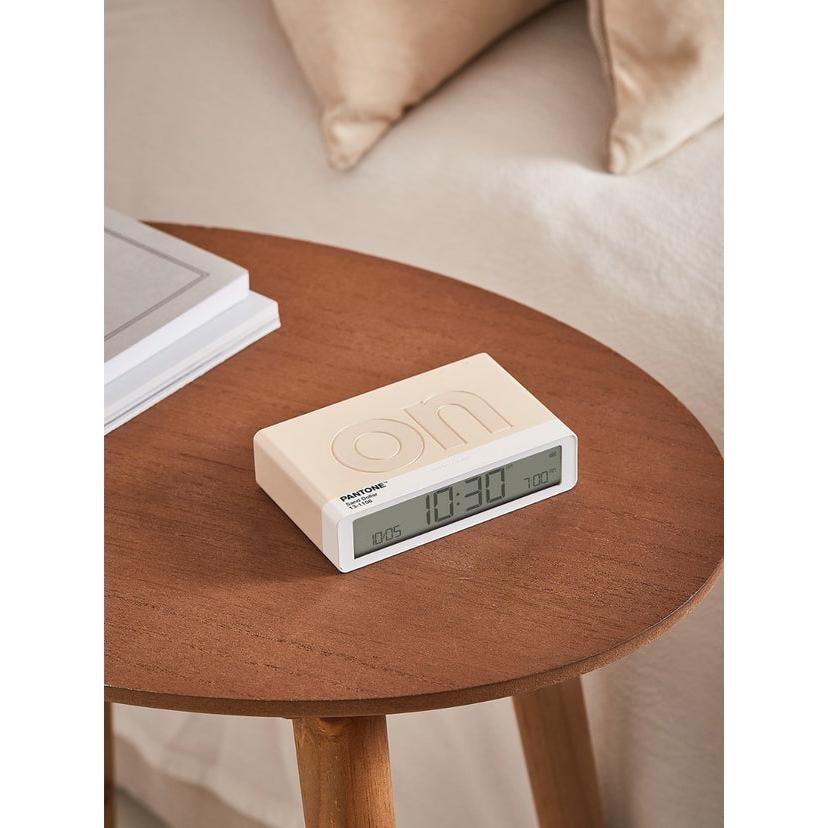 Lexon Flip Wecker Classic wiederaufladbar rot - Kado in Huis