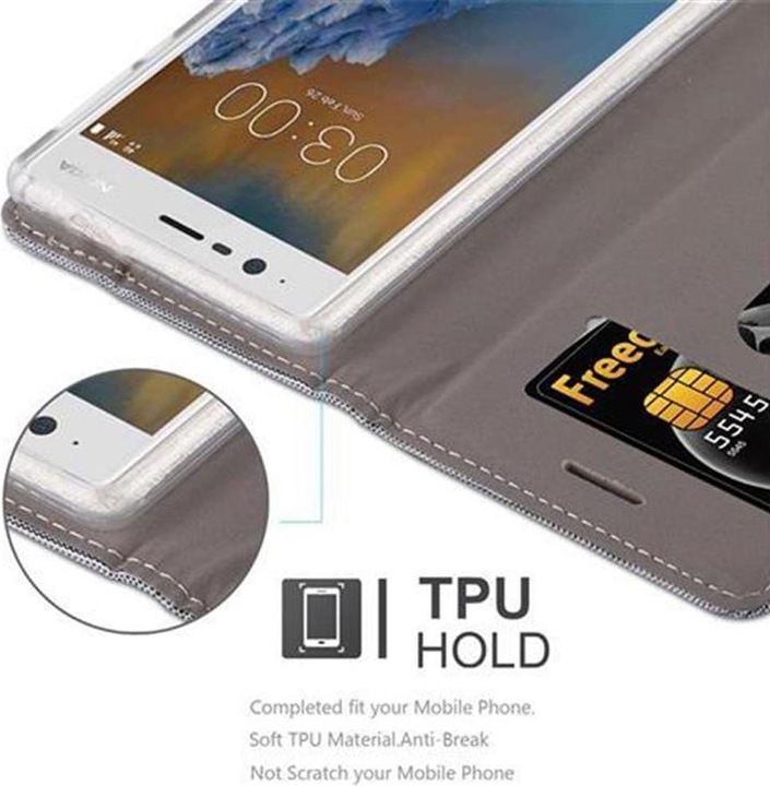 Actual product image Cadorabo Case Jeans Book (OnePlus 3)
