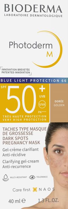 Actual product image Bioderma Photoderm M (Sun cream face, SPF 50+, 40 ml)