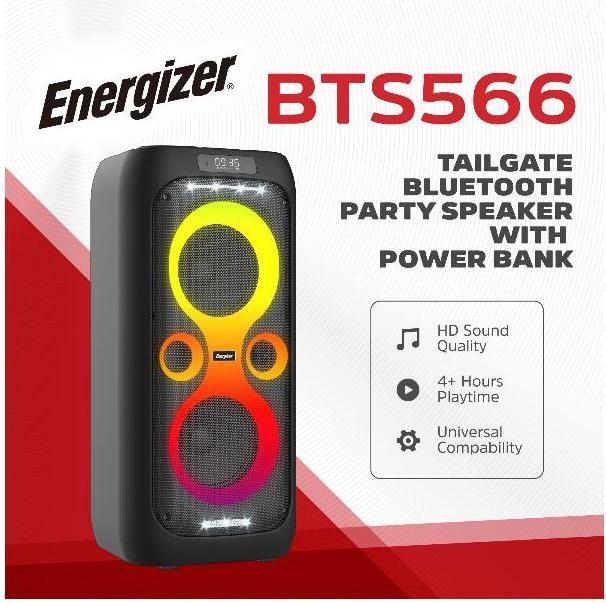 Energizer Bts566 Party Speaker Vertical Bt + Powerbank