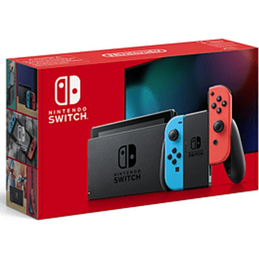 Nintendo Switch Console - Neon Red/Neon Blue (UK) (Switch) (45496452636)
