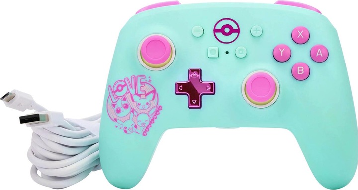 Image du produit PowerA Manette filaire améliorée pour Nintendo Switch - Pokémon : Sweet Friends (Switch)