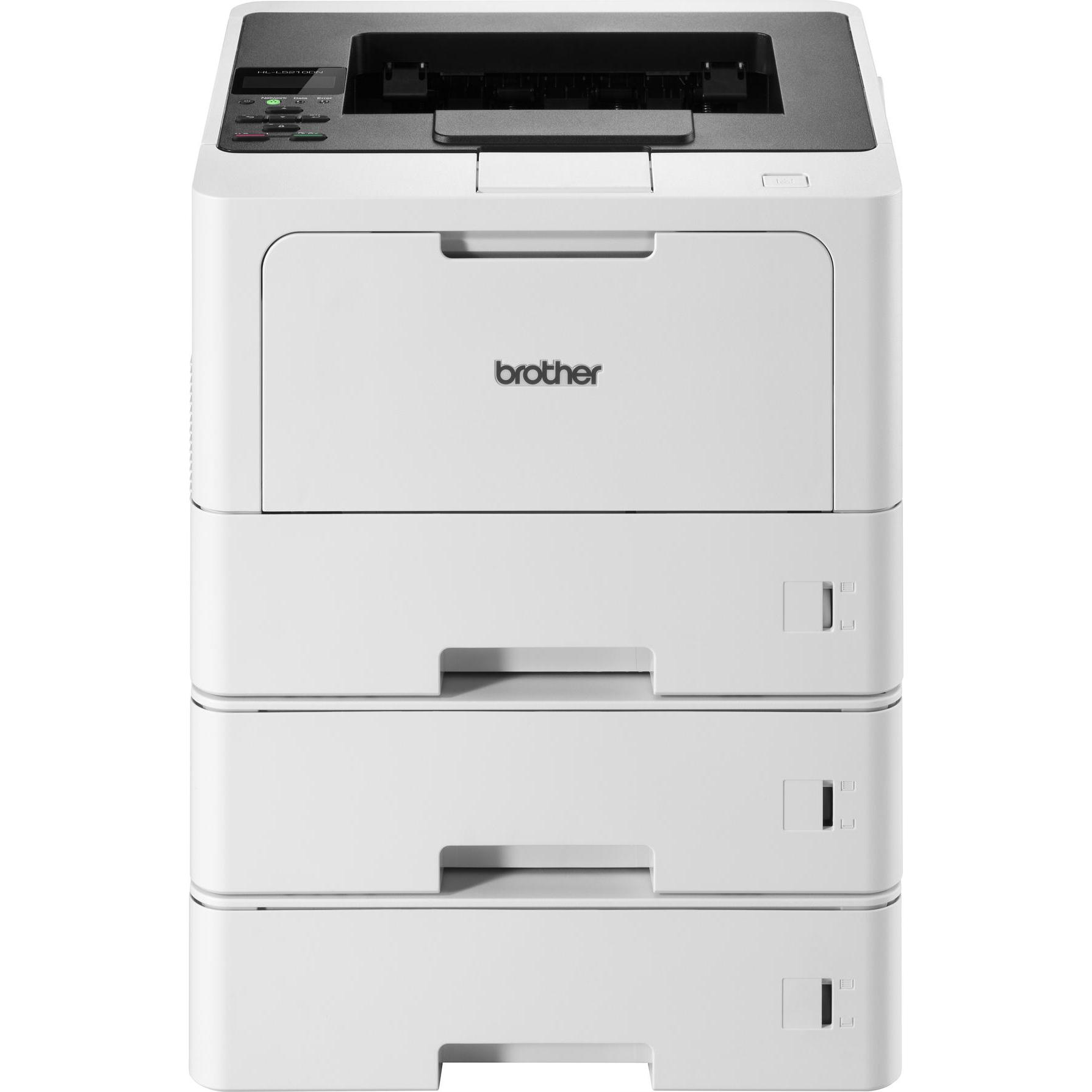 Brother HL-L5210DNTT (Laser, Schwarz-Weiss), Drucker, Grau