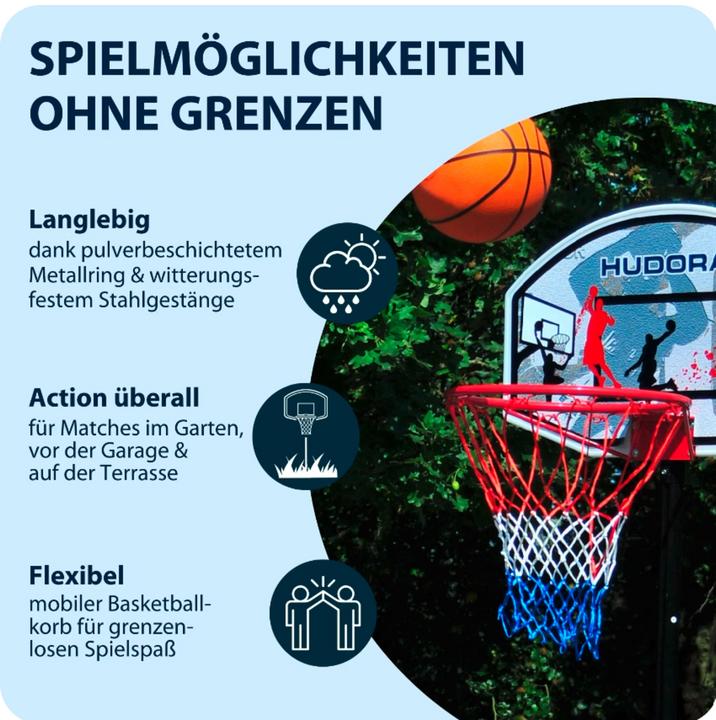 Image du produit Hudora Pied de basket-ball All Stars