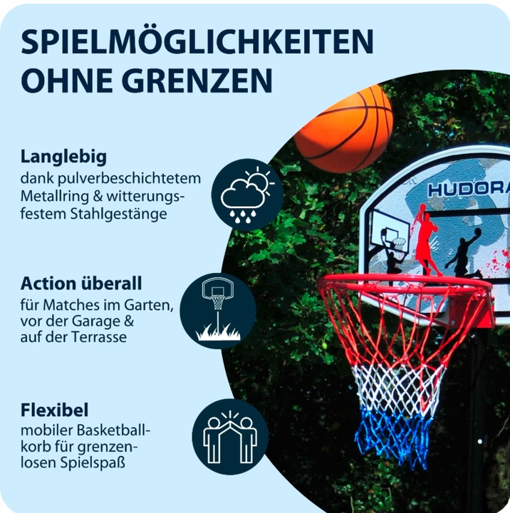 Produktbild Hudora Basketballständer All Stars