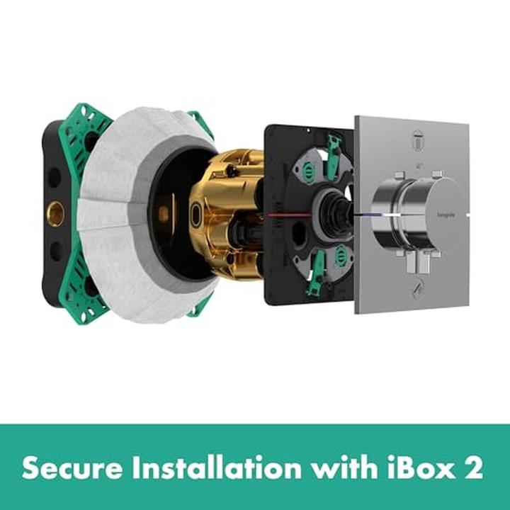 Produktbild hansgrohe HG Thermostat DuoTurn E UP, 2 Verbraucher verchromt