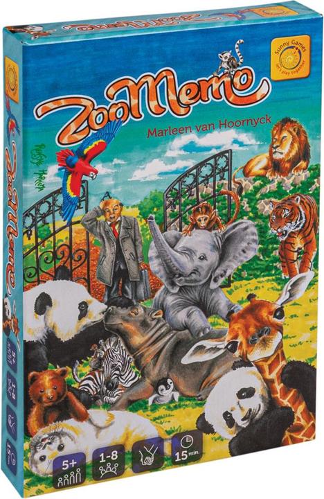 Produktbild Sunny Games ZooMemo - Kinderspiel (Deutsch, Englisch, Französisch, Italienisch, 1 - 8 Spieler)