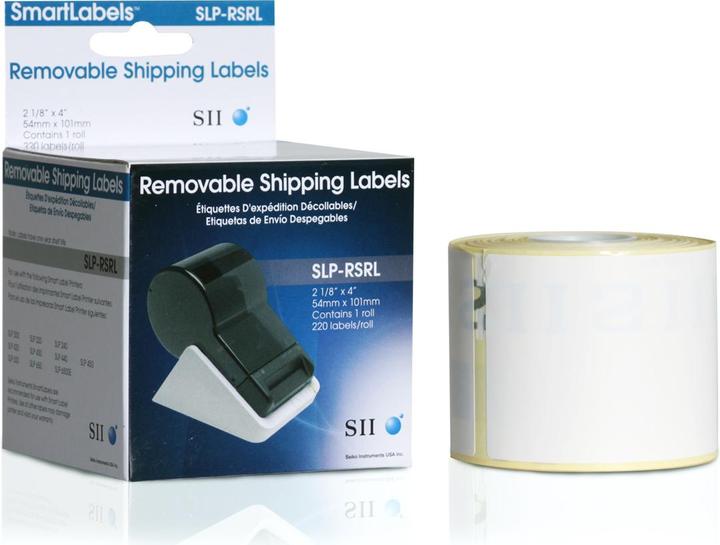 Image du produit Seiko SLP-RSRL Etiquettes d'expédition, détachables, 1 rouleau à 220 étiquettes