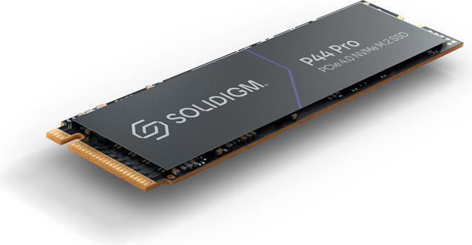 Image du produit Intel Solidigm P44 Pro NVMe SSD, PCIe 4.0 M.2 type 2280 - 512 Go (512 Go, M.2 2280)